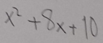 x^2+8x+10