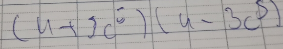 (4+3c^6)(4-3c^5)