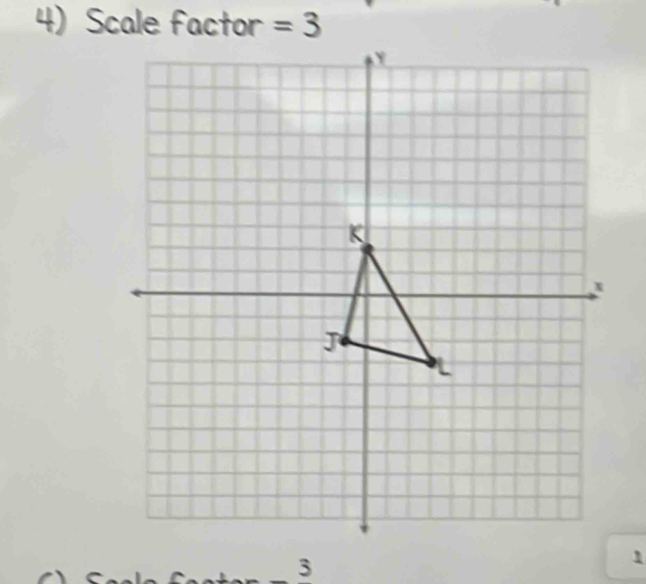 Scale factor =3