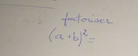 bot h feoctouser
(a+b)^2=