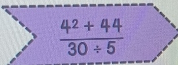  (4^2+44)/30/ 5 