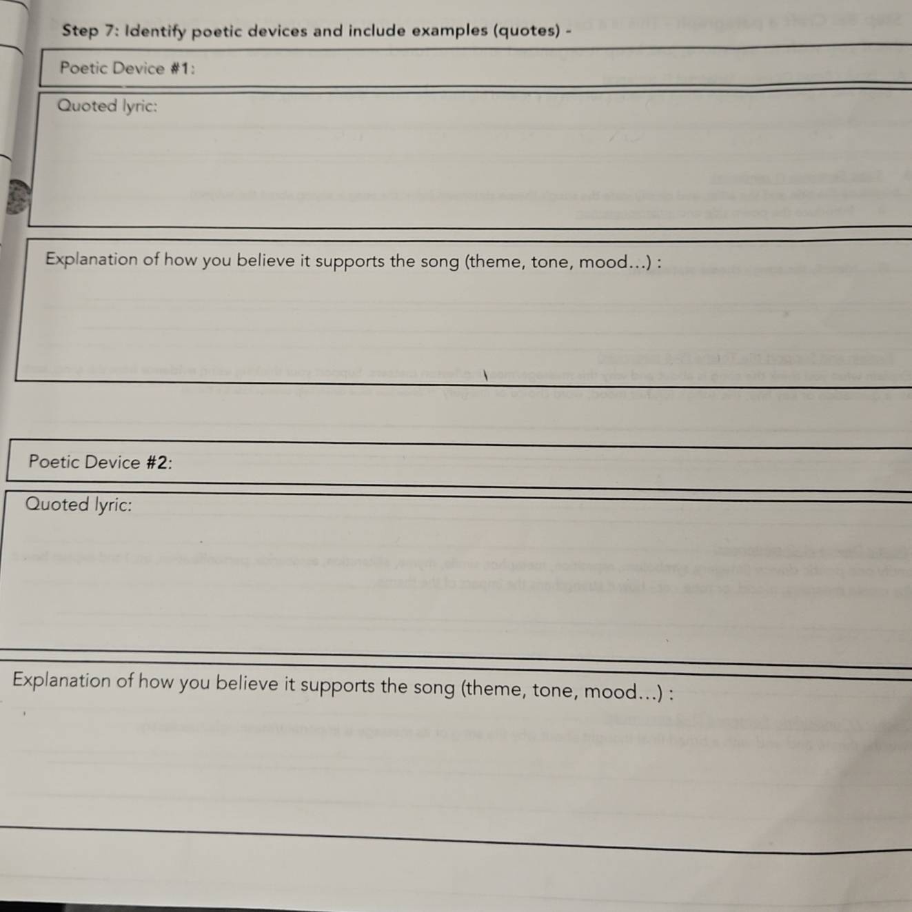 Solved: Identify poetic devices and include examples (quotes) - Poetic ...