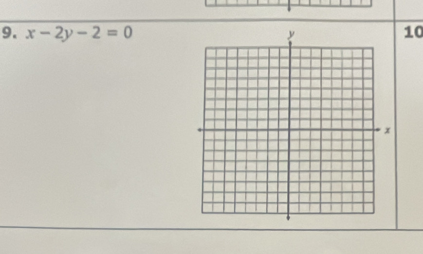 x-2y-2=0 10