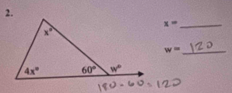 x= _
w= _