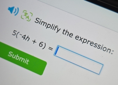 ) Simplify the expression
Submit