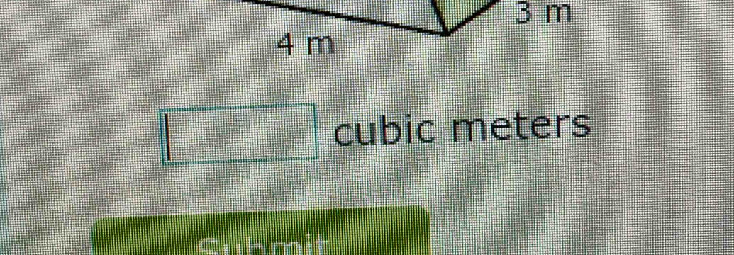 cubic meters