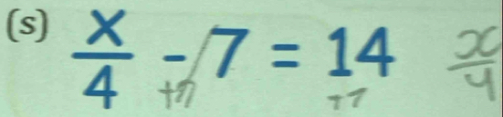 (s] ; /7 = 1,4