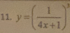 y=( 1/4x+1 )^3