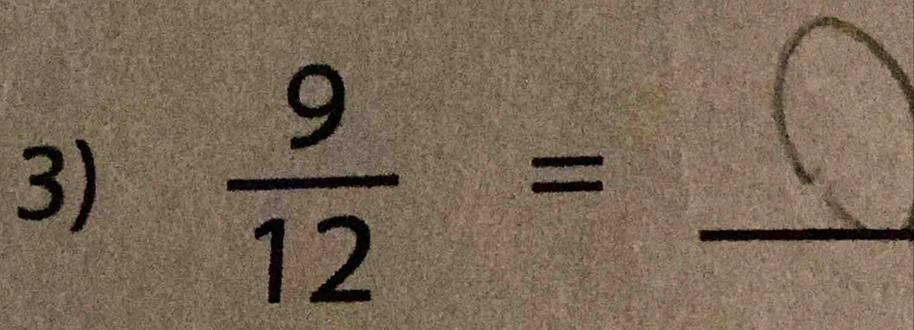  9/12 =_ 
87° D5^(circ endpmatrix) 