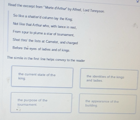 Solved: Read the excerpt from 