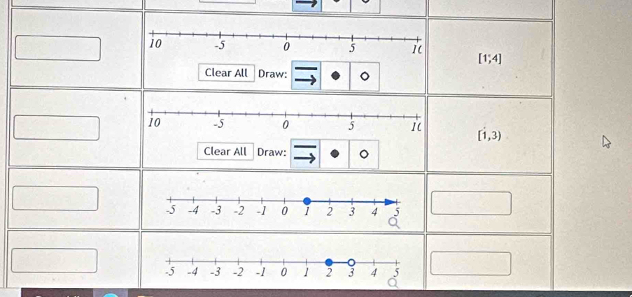 [1,4]
Clear All Draw:
[1,3)
Clear All Draw: