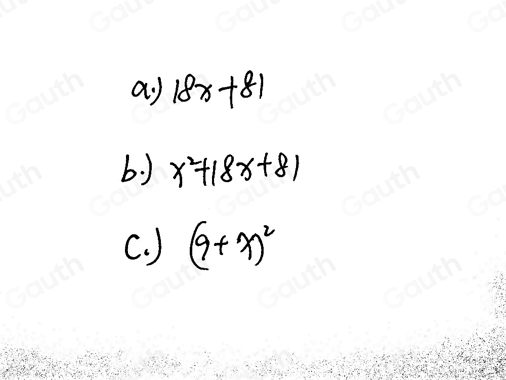 Solved: Find the area of the two adjoining rectangles and large square ...