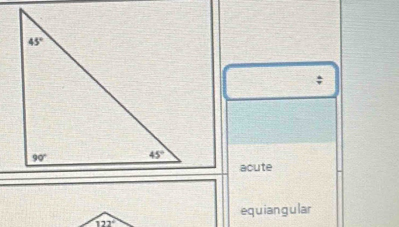 acute
equiangular