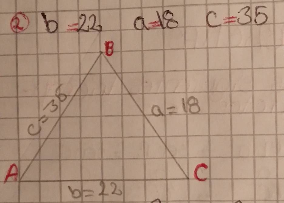 b=22 a=18 C=35