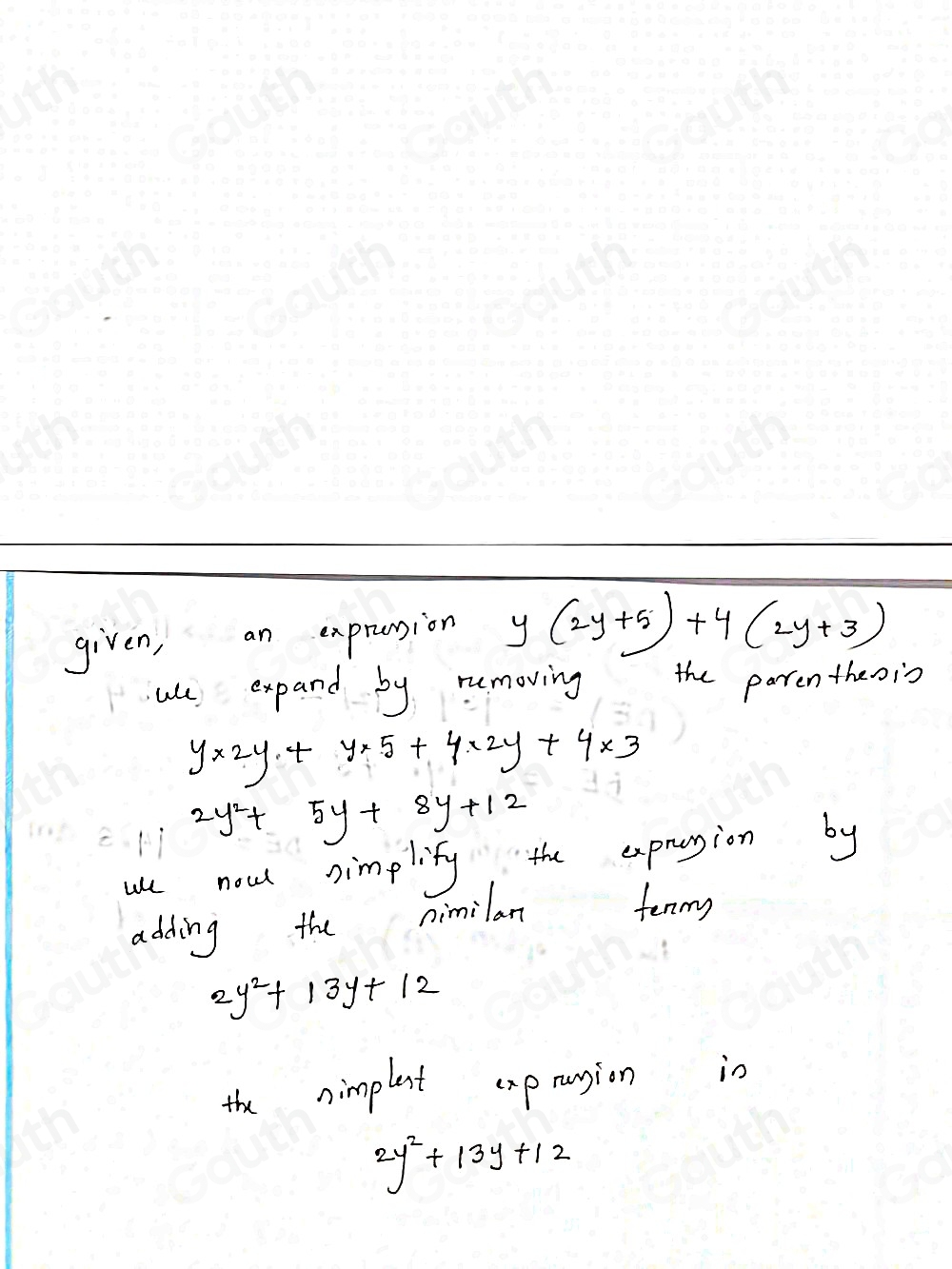 solved-expand-and-simplify-y-2y-5-4-2y-3-math