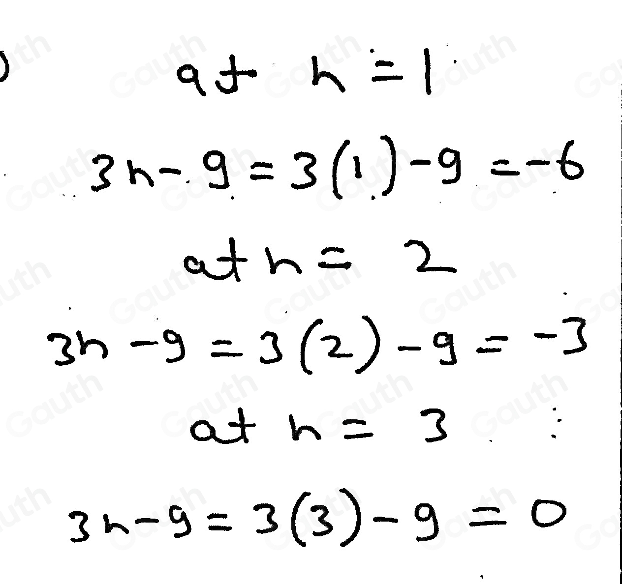 a+h=1
3n-9=3(1)-9=-6
a+h=2
3h-9=3(2)-9=-3
a+n=3 frac 1/2(x+3)<0) frac 1/2(-4)<0</tex> .
3n-9=3(3)-9=0