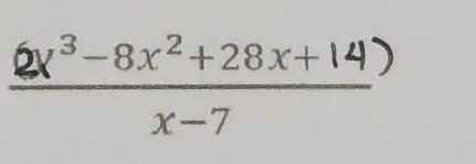 ³-8x²+28x+14)