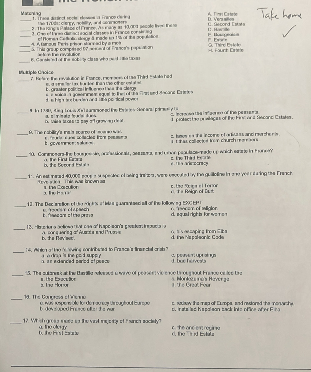 PPT - French Revolution Begins PowerPoint Presentation, free download -  ID:5838980, image size:1050x1255