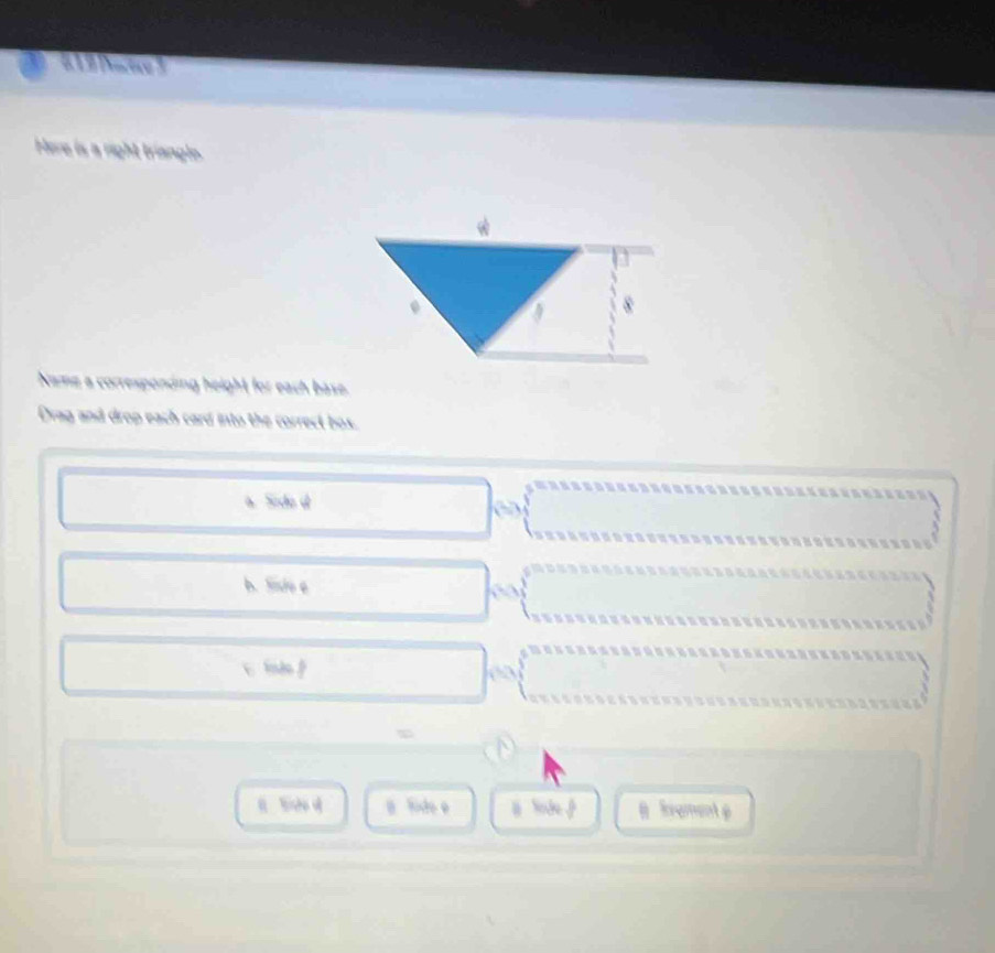 à sà right triangle