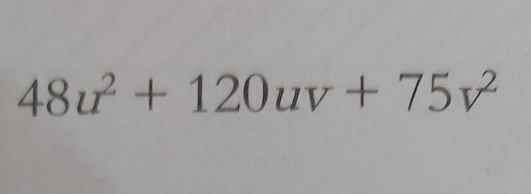 48u^2+120uv+75v^2