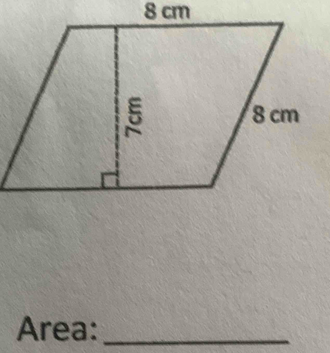 8 cm
Area:_