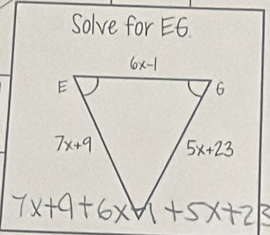 Solve for E6.