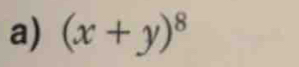 (x+y)^8