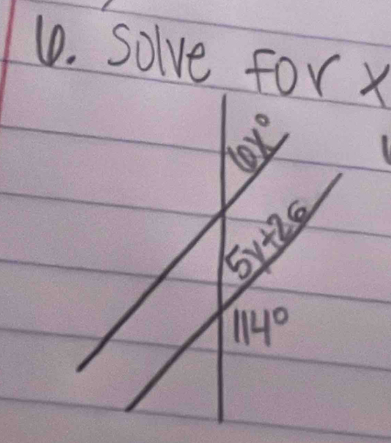 solve for X