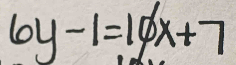 6y-1=10x+7