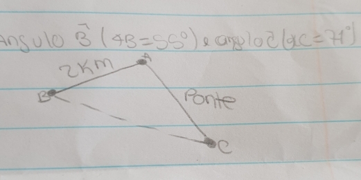 Ansule B^(-1)(4B=55°) a anglod (alpha c=71°)