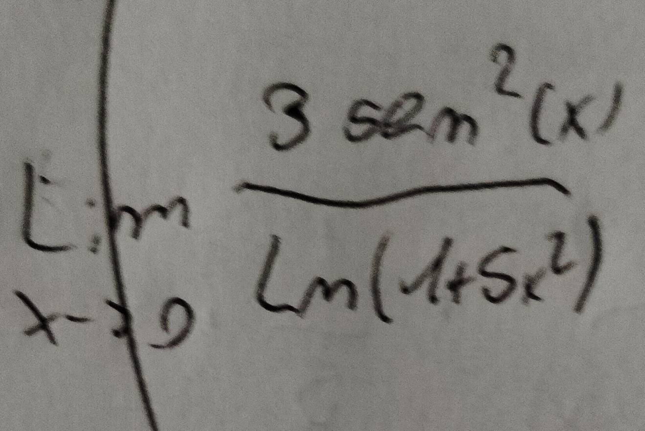 limlimits _xto 0frac 3sec^2(x)(m(1+sqrt(x))^2