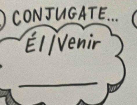 CONJUGATE. . . 
El IVenir 
_