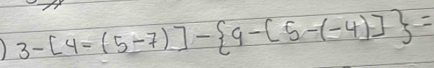 3-[4-(5-7)]- 9-(5-(-4)] =