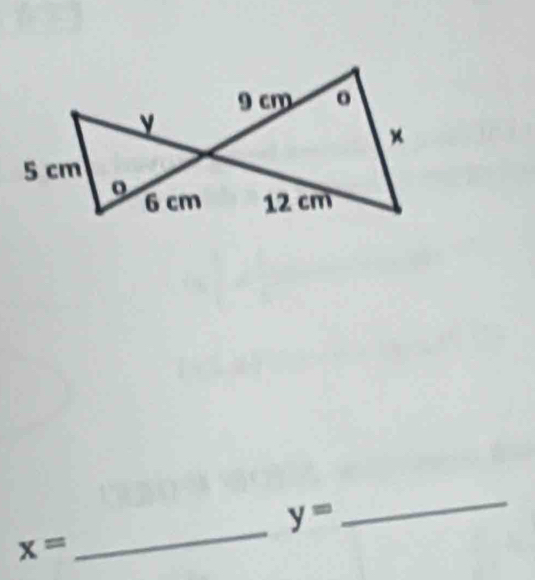 9 cm 。
y
×
5 cm
0 6 cm 12 cm
_
y=
_
x=