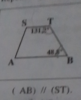 (AB)parallel (ST).