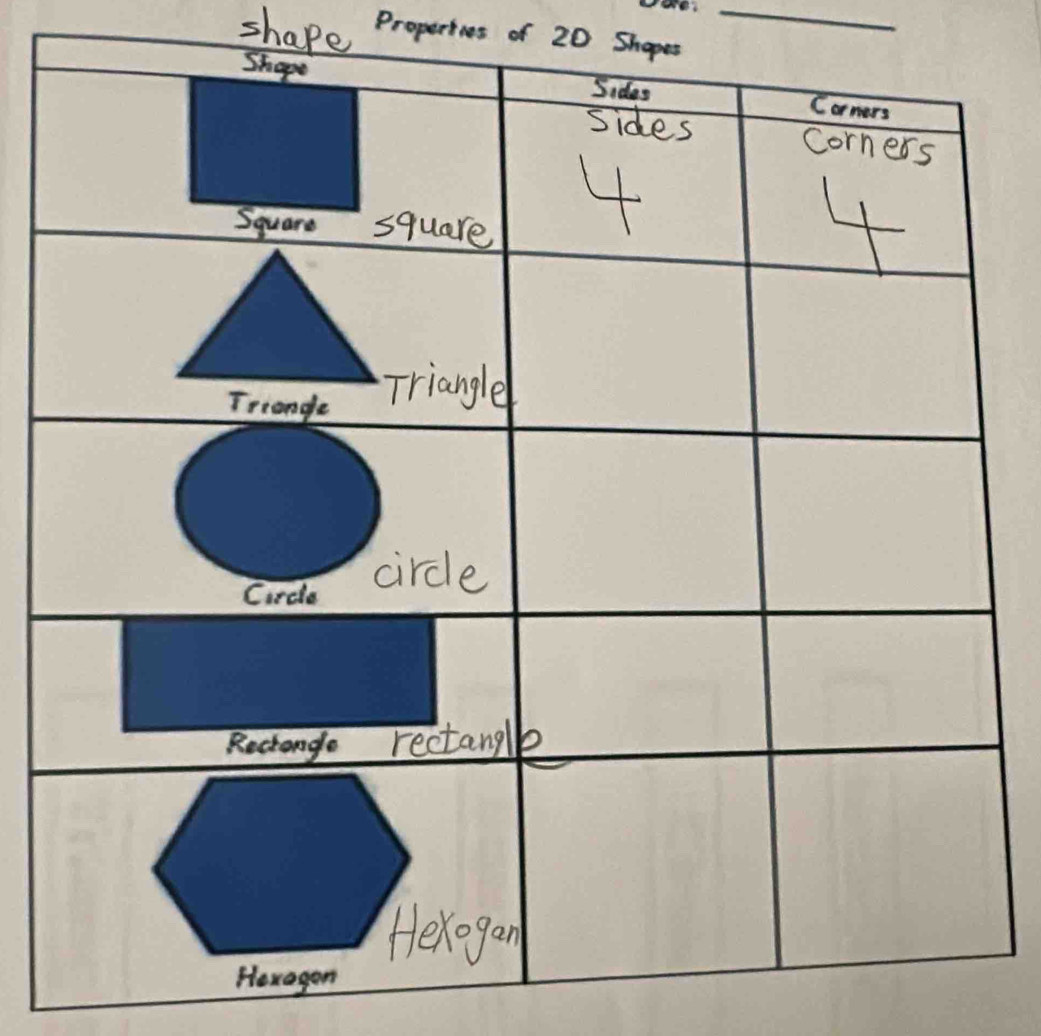 Prop of 2D Shape 
_