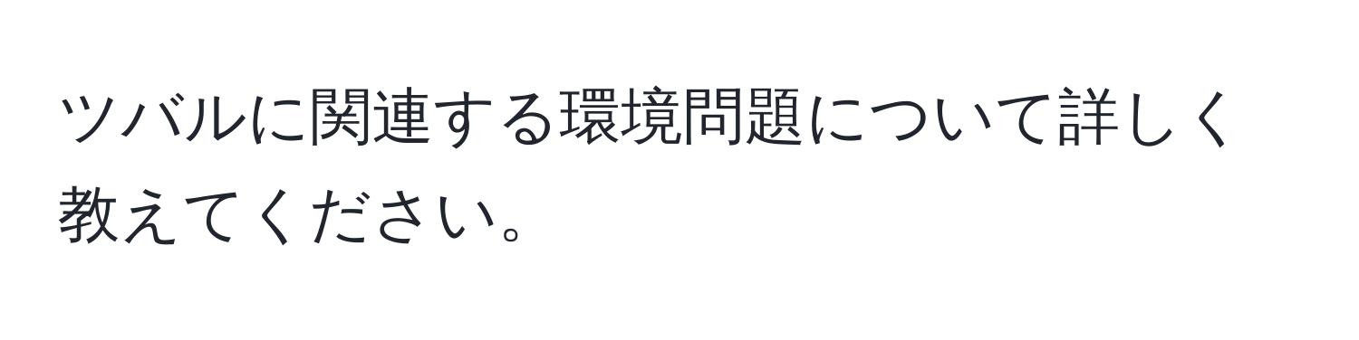 ツバルに関連する環境問題について詳しく教えてください。