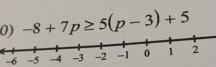 -8+7p≥ 5(p-3)+5