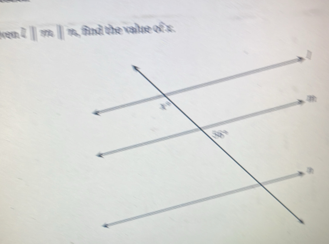 || B Le find the value of x