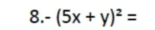 -(5x+y)^2=