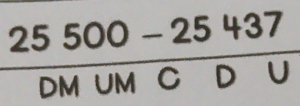 25500-25437
DM UM C D U
