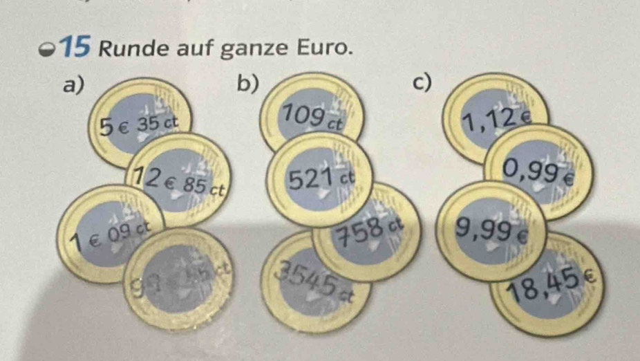 Runde auf ganze Euro.