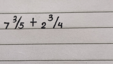 73/_5+2^3/_4