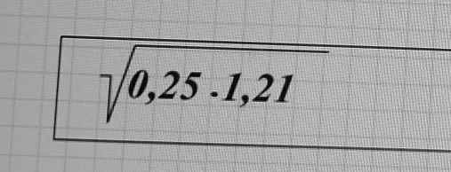 sqrt(0,25.1,21)