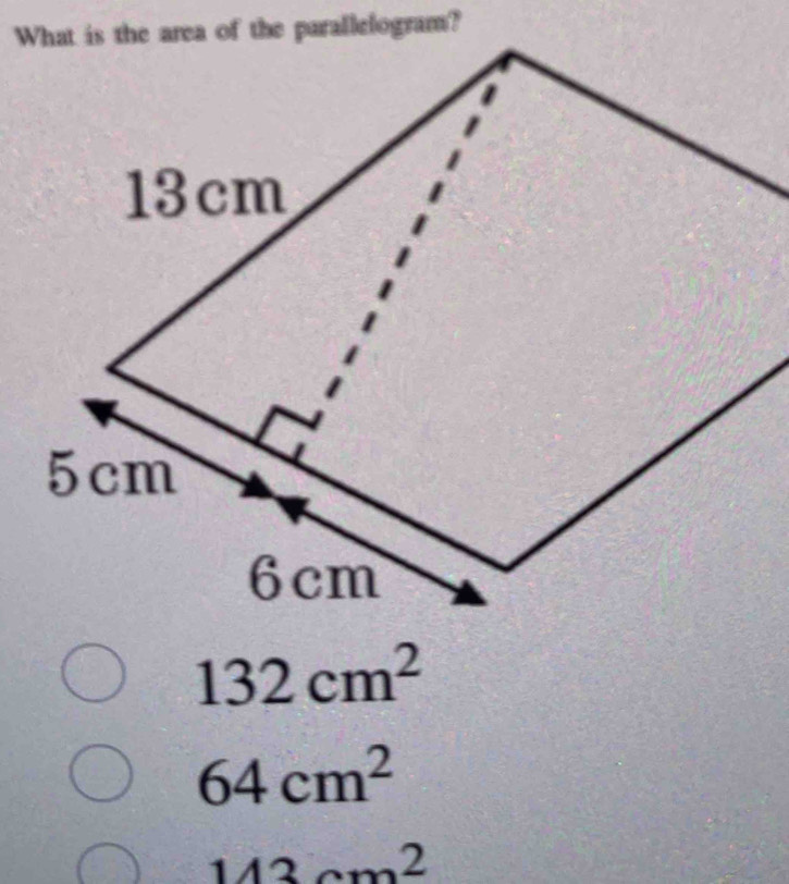 132cm^2
64cm^2
143cm^2