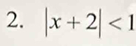 |x+2|<1</tex>