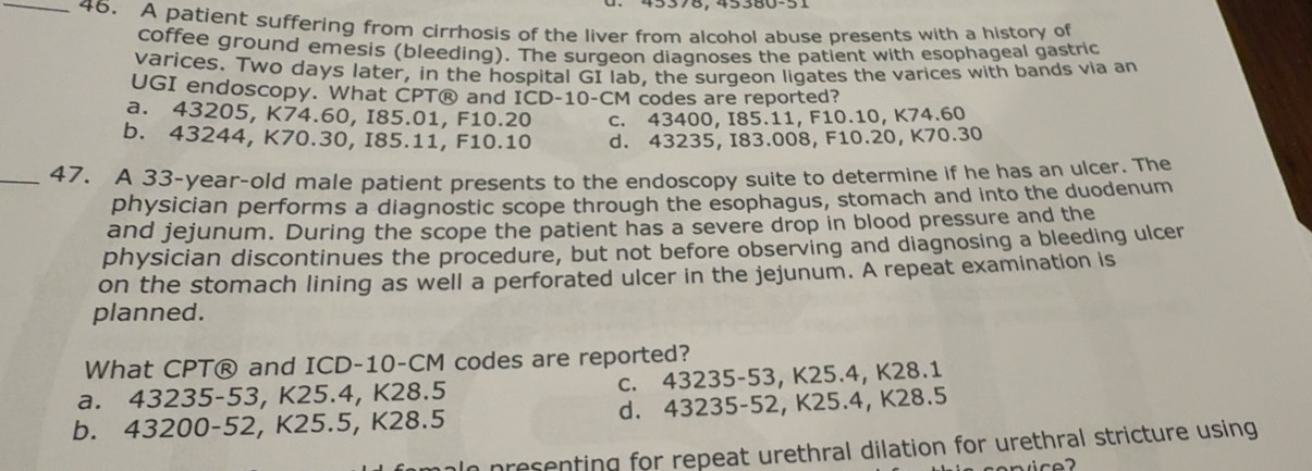 Solved: A patient suffering from cirrhosis of the liver from alcohol ...