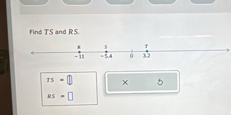 Find TS and RS.
TS=□ × 5
RS=□