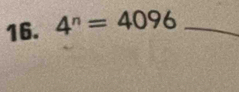 4^n=4096 _