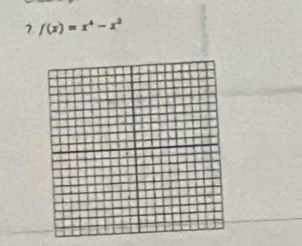 f(x)=x^4-x^2